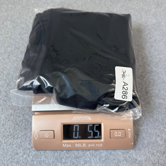 Sundays Anthropologie Shirt Womens Black Long Sleeve V-Neck Top Ribbed Size 1 - Picture 12 of 13